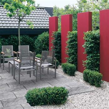 Cloison végétale extérieur Hoa déco Sphaigne mur végétaux green wall immeuble facade