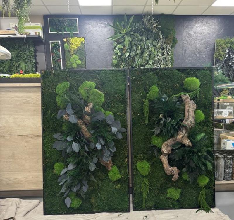 cadre couleurs fleurs stabilisées hoa deco design tendance