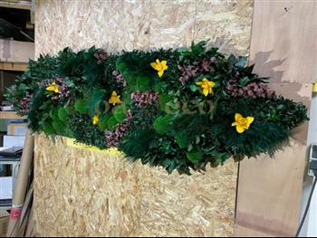 cadre plafond vegetal HOA DECO PLOTON 2022 design orchidee dendrobium atelier