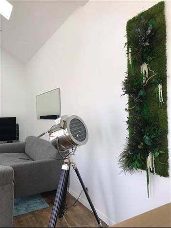 création mur vegetal cadre stabilisé sur mesure Hoa Déco Green design tendance Hoa Déco
