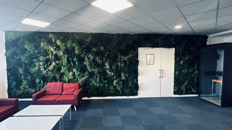 ESSONNE MUR VEGETAL STABILISE HOA DECO SALLE DE REUNION