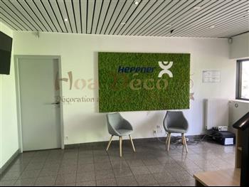 heppner mur vegetal et logo pvc HOA DECO lichen scandinave green wall 35 PRO