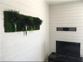 cadre sur mesure stabilisé green wall intérieur particulier 35 Hoa déco