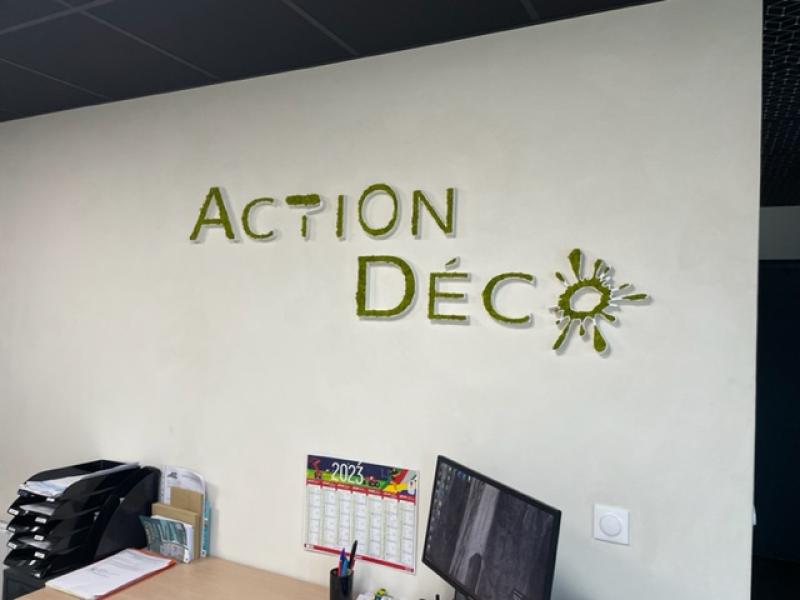 logo vegetal by hoa deco bureau showrrom action déco peinture st malo