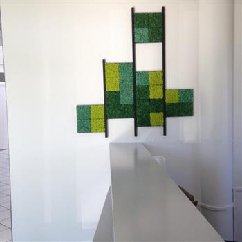 Mur stabilisé creation sur mesure Hoa deco Mg2 mix végétal green tendance