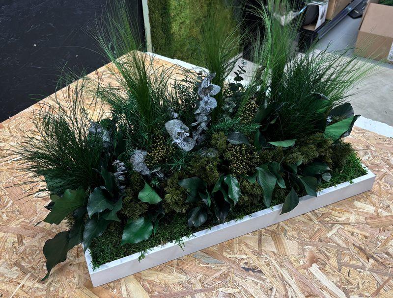 graminées Eucalyptus Jardinières stabilisées bac pot plantes hoa deco