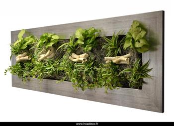 wall flower alu brossé 31*92cm