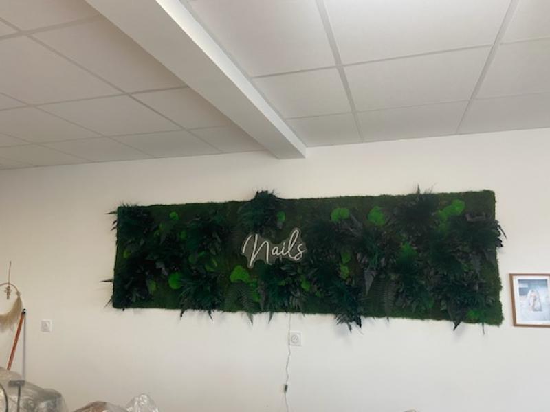 L'essentiel la gouesniere mur vegetal stabilisé + logo by HOA DECO jardins suspendus
