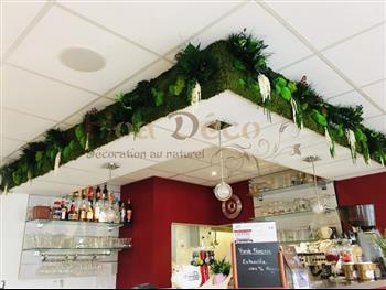 la chaumière d'hirel restaurant hoa déco cave à vins véranda hoa déco bandeau vegetal