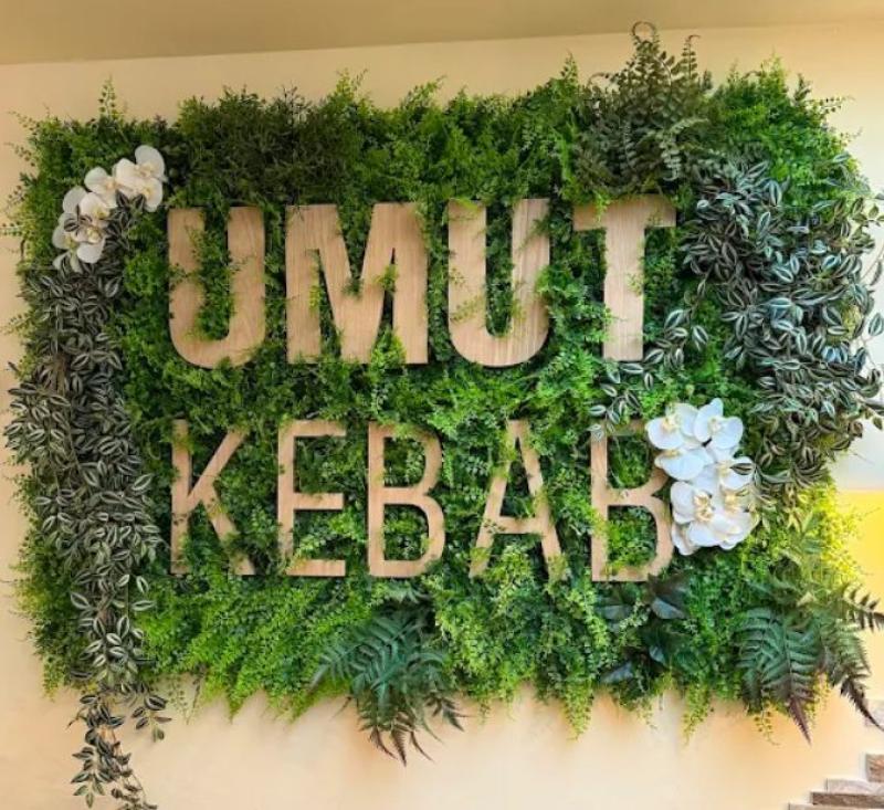 UMUT kebab hoa deco mur vegetal artificiel plantes 2025