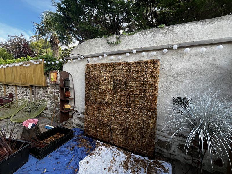Mur vegetal green wall sphaigne du chili Hoa Déco construction