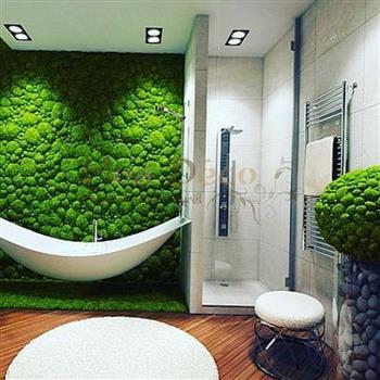 mur vegetal mousse boule stabilisée hoa deco moss ball