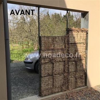 mur végétal naturel en sphaigne du Chili avant plantation végétale Hoa déco