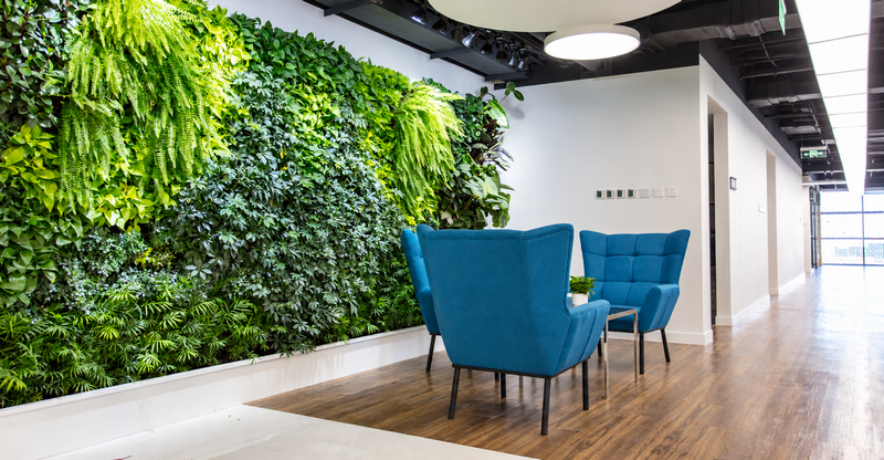 MUR VEGETAL NATUREL SPHAIGNE BY HOA DECO 2026 CREATION DESIGN HALL SALON