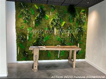 mur végétal stabilisé design épuré ACTION DECO PEINTURE st malo 35 green wall zen attitude spirit mur stabilisé HOA DECO TENDANCE
