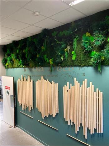 MUR VEGETAL STABILISE HOA DECO 2021 LEROY MERLIN DINARD WALL ZEN SPIRIT ATTITUDE