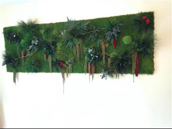 Mur végétal stabilisé plante création Hoa Déco cadre tableau green design amaranthe eucalyptus fougeres plantes.JPG