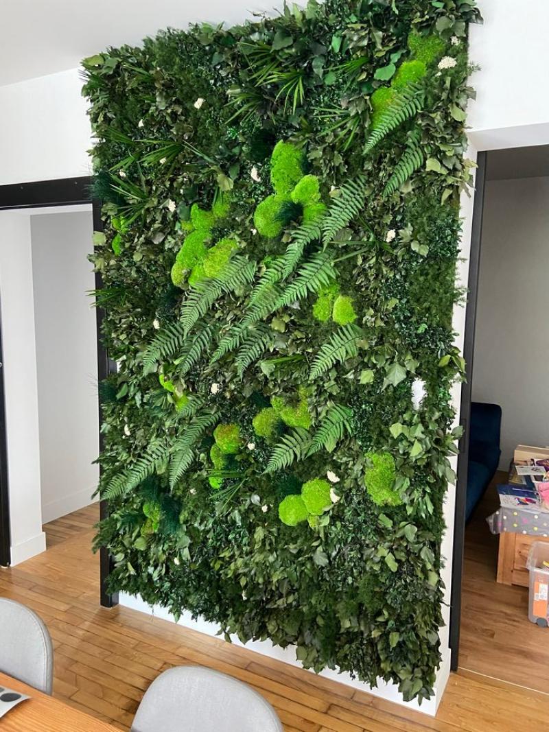Particulier mur vegetal stabilisé by HOA DECO FULL STAB