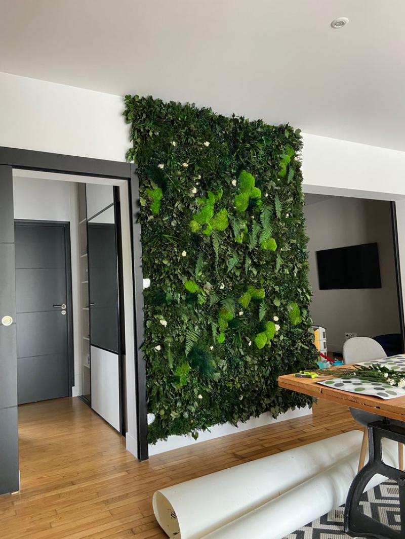 Particulier mur vegetal stabilisé by HOA DECO Rennes 35