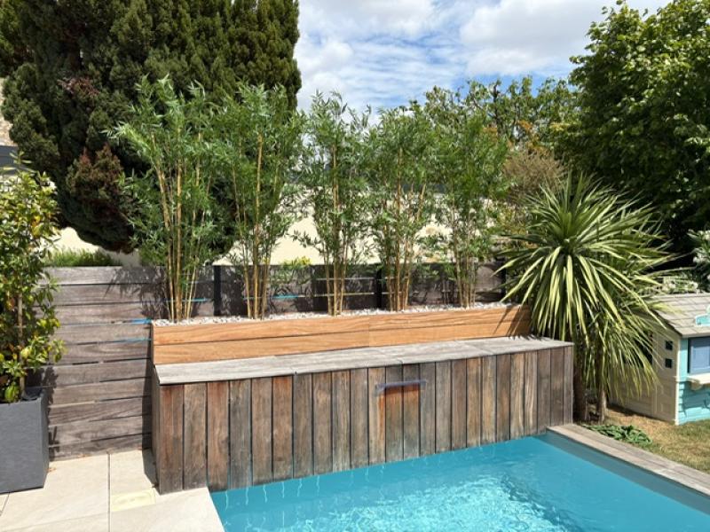 PISCINE BAMBOUS COUPE VENTS BRISE VUE BY HOA DECO RENNES