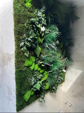 plafond rond cercle vegetal murs vegetaux jardins suspendus HOA DECO avril 2021 SPA Camille M green wall zen spirit attitude