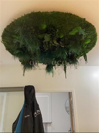 plafond rond cercle vegetal murs vegetaux jardins suspendus HOA DECO avril 2021 SPA Camille M