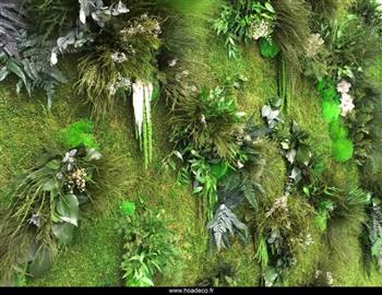 l'Oréal Paris mur stabilisé sur mesure nature wall
