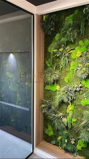 watech green wall stabilisé HOA DECO 2022 design encastré nich mur végétal zen spirit